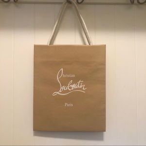 Authentic Christian Louboutin Shoe Shopping Bag